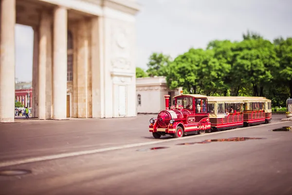 Train in the park. — Stock Photo, Image