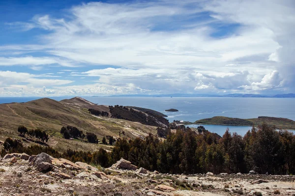 Isla del 溶胶岛的太阳。玻利维亚. — 图库照片