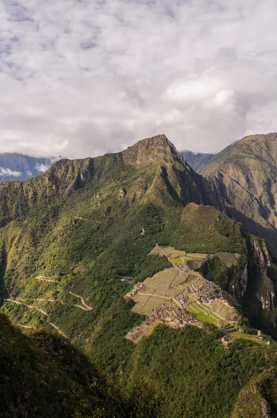 Machu Picchu Peru, huayna picchu — Stock fotografie