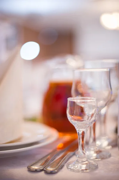 Table set for an event party or wedding — Stock Photo, Image