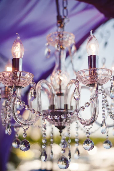 Chandelier wedding — Stock Photo, Image