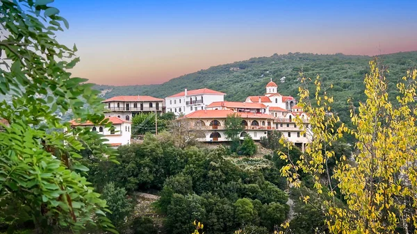 Kernitsis Monastero Trova Nord Nympassia Del Villaggio Vitina Arcadia Kernitsa — Foto Stock