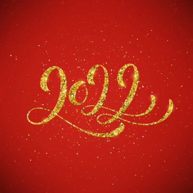 Mutlu 2022 Yeni Yıl posterleri ve kompozisyonu