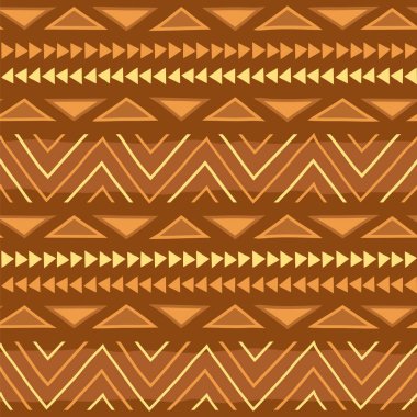 Renkli, etnik, kusursuz bir geçmişi var. Kabile sanat baskısı. Geometrik el çizimi vektör deseni. Paket, kumaş, duvar kağıdı, arkaplan, kapak tasarımı için dekoratif desen.