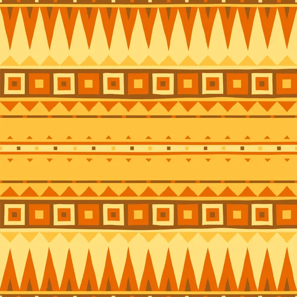 カラフルな民族シームレスな背景 部族芸術の印刷物 幾何学的な手描きベクトルパターン カバーデザインのための装飾的なパターン — ストックベクタ