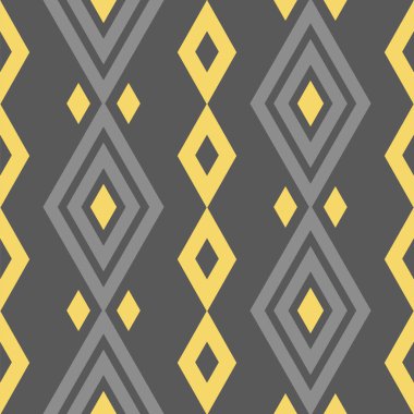 Minimalist soyut baskı. Geometrik dikişsiz desen. El çizimi vektör retro baskısı.