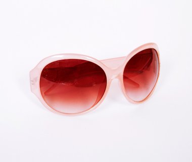 Through rose-colored glasses the world looks much more optimistic. clipart
