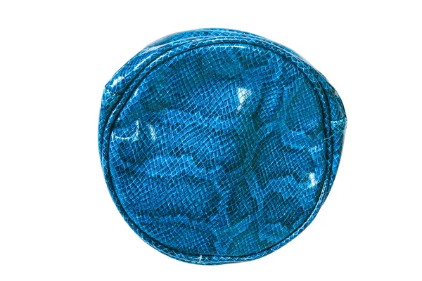 Schöne Umhängetasche für Frauen, rund in blau — Stockfoto