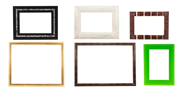 Frames isolated on white background — Stock Photo, Image