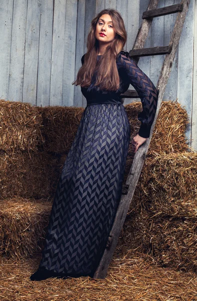 Mooi, mannequin in de kribbe — Stockfoto