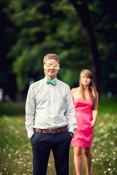 Beautiful couple in love — Stock Photo, Image