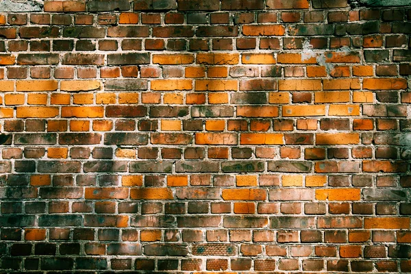 Oude rode baksteen muur textuur achtergrond — Stockfoto