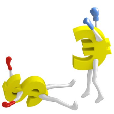 euro dolar karşısında kazandı
