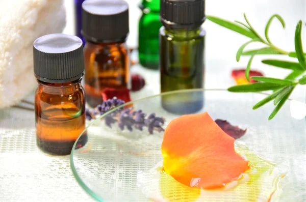 Essential oils for aromatherapy — Stock Photo, Image