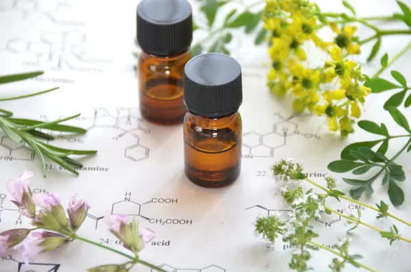 Aromaterapia e ciência — Fotografia de Stock