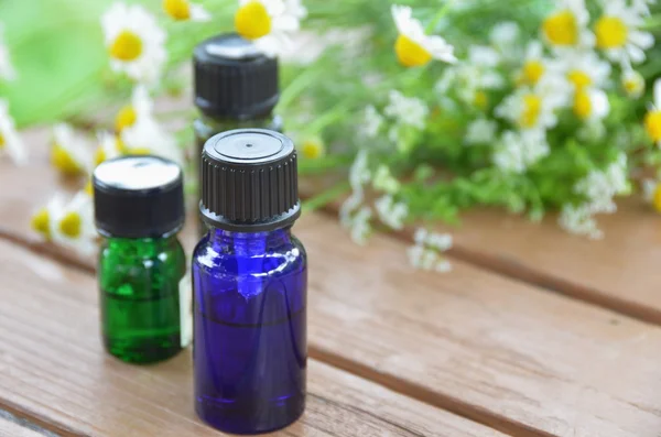Óleos essenciais para aromaterapia — Fotografia de Stock