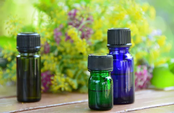 Aceites de aromaterapia — Foto de Stock