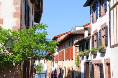 Fransa 'nın büyüleyici Saint-Jean-Pied-de-Port köyü