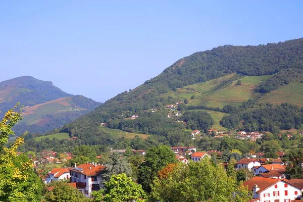 Die Sanften Hügel Des Baskenlandes Frankreich — Stockfoto