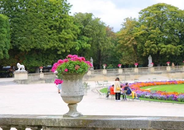 Los Hermosos Jardines Luxemburgo París — Foto de Stock