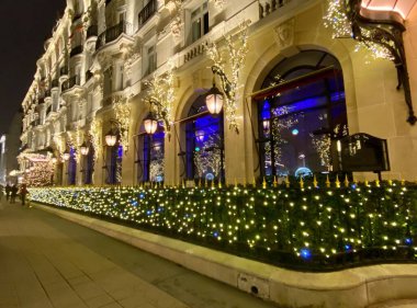 Paris 'teki Noel süslemeleri.
