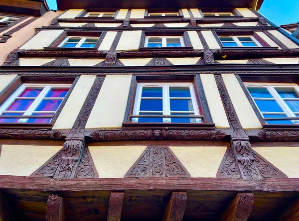 Belles Décorations Dans Ville Strasbourg Pendant Noël — Photo