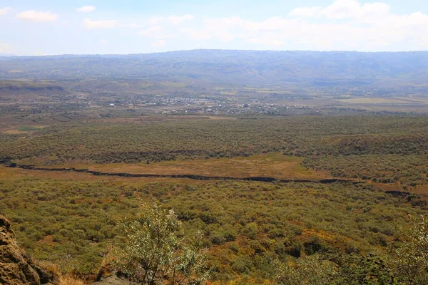 Вид Вулкана Лонгонот Долине Рифт Кении — стоковое фото
