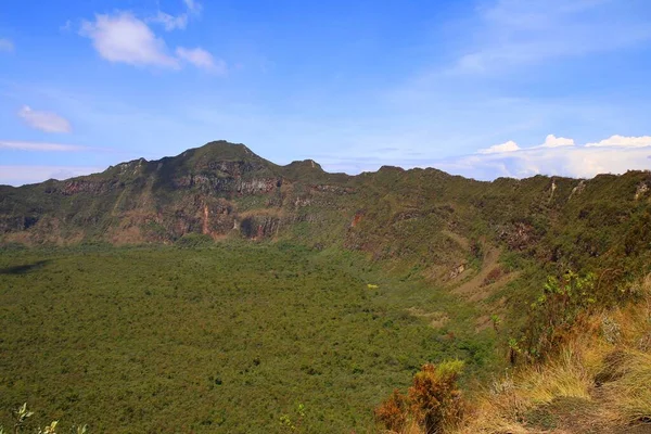 Kaldera Wulkanu Longonot Dolinie Rift Kenii — Zdjęcie stockowe