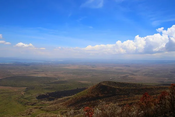 Caldera Longonot Vulkan Rift Valley Kenya — Stockfoto