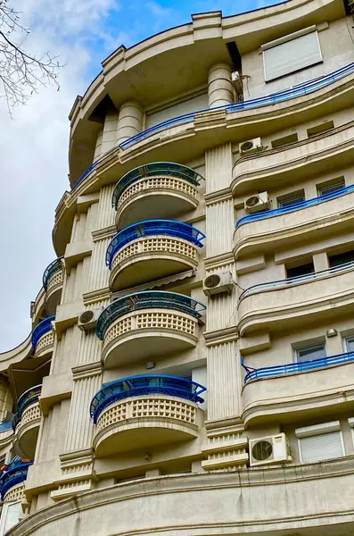 Architecture Typique Bucarest Roumanie — Photo
