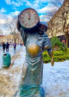 Batı Ukrayna 'daki eski Lviv kasabası.