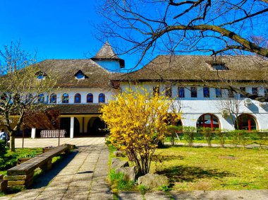Romanya 'da iyi korunmuş geleneksel bir köy evi