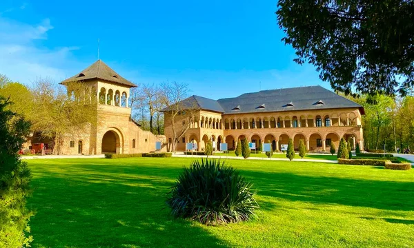 Der Wunderschöne Palast Von Mogosoaia Rumänien Frühling — Stockfoto