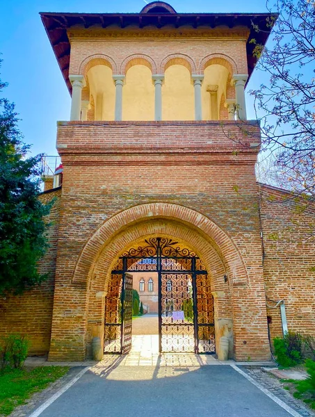 Encantador Palacio Mogosoaia Rumania Durante Primavera — Foto de Stock