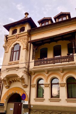 Bükreş 'te geleneksel stil Romen evi