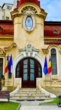 Romanya 'nın eski Bükreş kentindeki güzel mimari