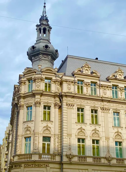 Bela Arquitetura Cidade Velha Bucareste Romênia — Fotografia de Stock
