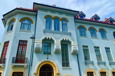 Traditional house in the capital city of Bucharest in Romania