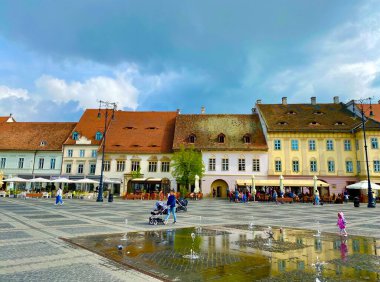 Romanya 'nın merkezindeki büyüleyici Sibiu kenti
