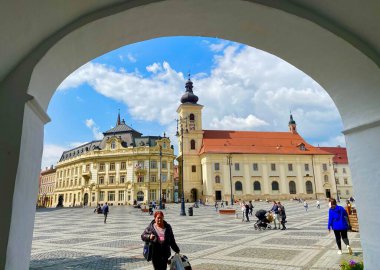Romanya 'nın merkezindeki büyüleyici Sibiu kenti