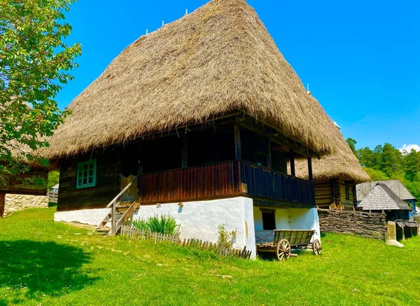 Traditional House Ethnographic Museum Astra Sibiu — Zdjęcie stockowe