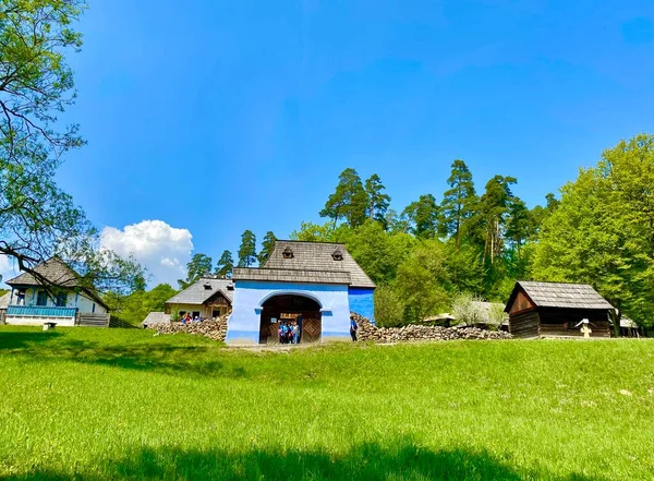 Traditional House Ethnographic Museum Astra Sibiu — 스톡 사진