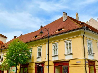 Romanya 'nın merkezindeki Transilvanya' nın büyüleyici tarihi Sibiu kasabası