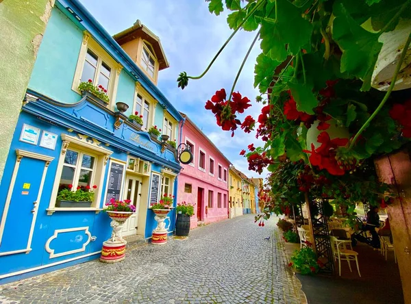 Charming Historic Town Sibiu Transilvania Heart Romania — стоковое фото