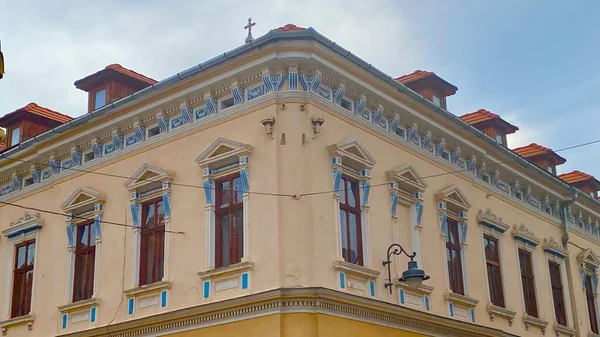 Чарівне Історичне Місто Сібіу Трансільванії Самому Серці Румунії — стокове фото