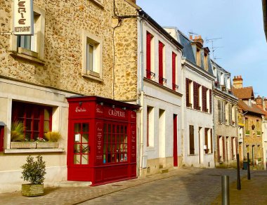 Yvelines 'teki büyüleyici Chevreuse kasabası.