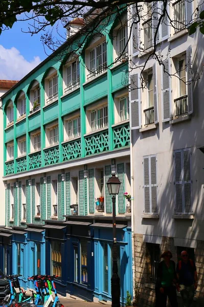 Det Konstnärliga Kvarteret Montmartre Paris — Stockfoto