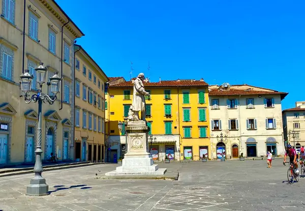 Central Square Town Prato Italy — 스톡 사진