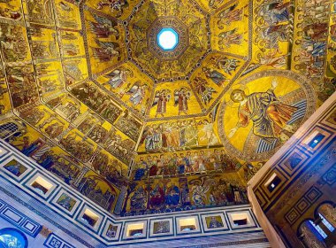 Floransa 'daki katedralin tavanındaki resim.