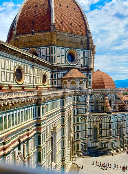 Hermosa Vista Cúpula Gigante Florencia Italia — Foto de Stock